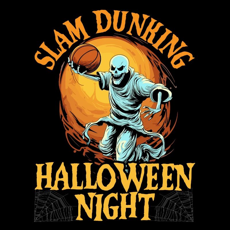 Basketball Halloween Süßes oder Saures Gruseliger Baller