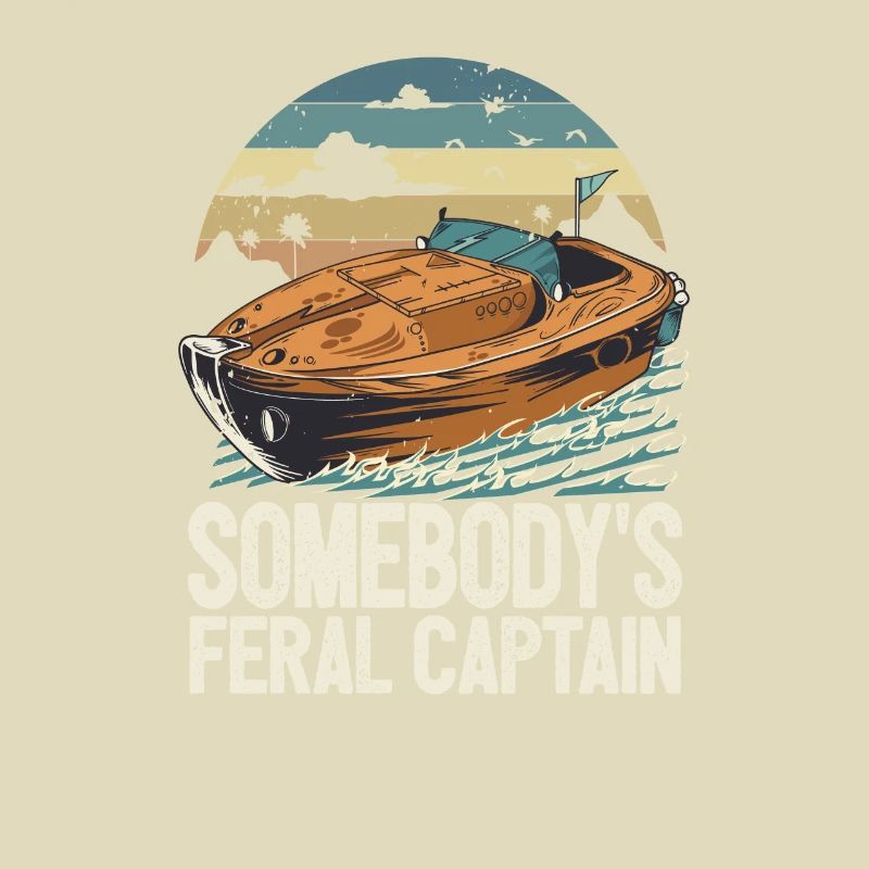 Somebody's Feral Captain Grumpy Pontoon King