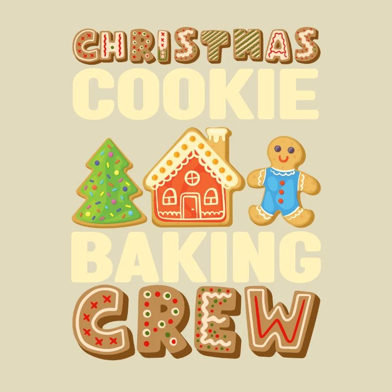 Équipe de cuisson de biscuits de Noël traditionnelle