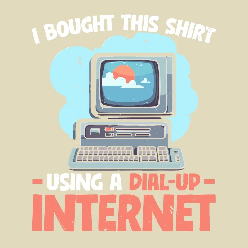 Dial Up Internet Connection 90's Computer Jokes