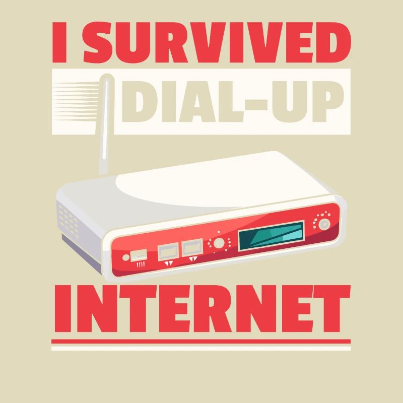 DFÜ-Internetverbindung 90er Computerwitze