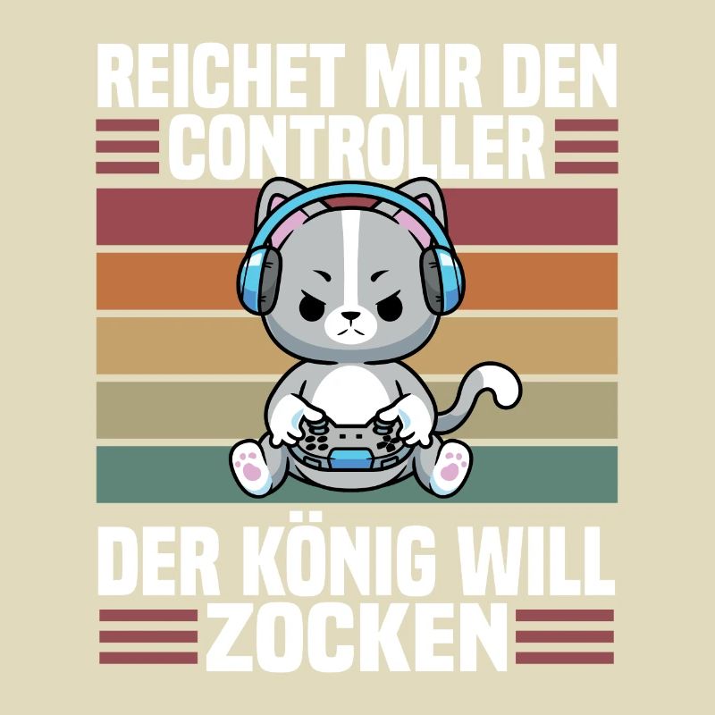 Reichet mir den Controller der König will zocken