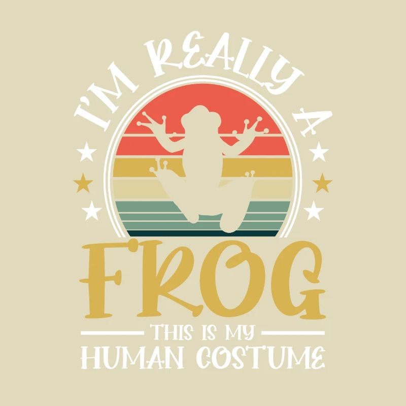 Retro Toad Vintage Im Really A Frog This Is My Hum