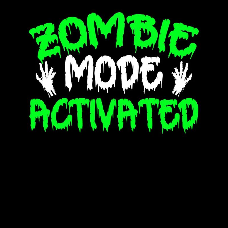 Salutations d’Halloween activées en mode zombie