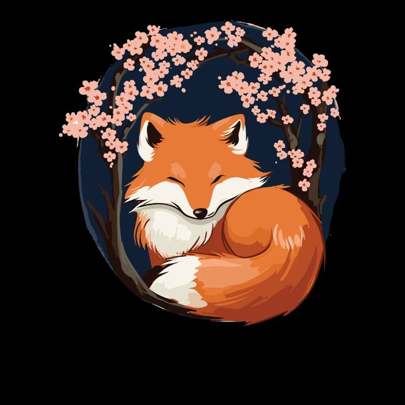 Sleeping Fox Sleepyhead Napping Sleep Fox Lover