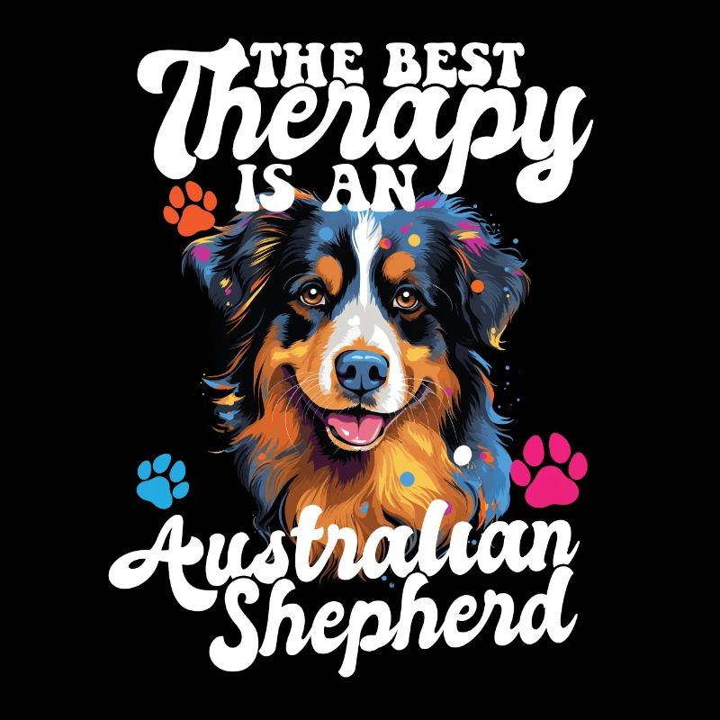 Australian Shepherd Pop Art & Dog Lover & Splash