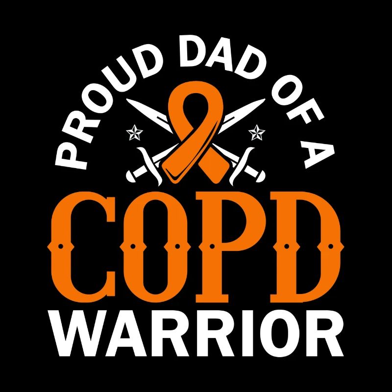 Stolzer Vater Eines Copd-kriegers Chronische