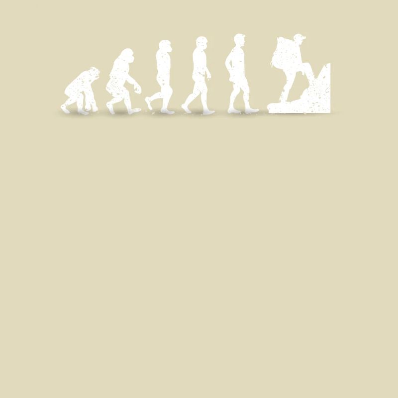 Funny Hike Human Evolution Cool
