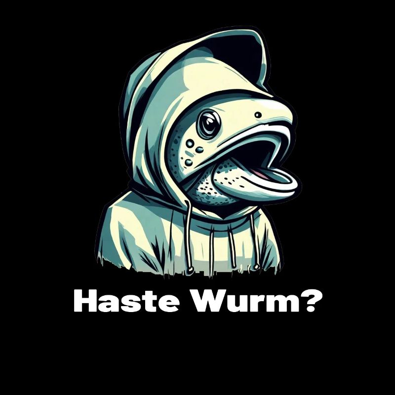 Fischkopf Haste Wurm? Angel Köder Forelle