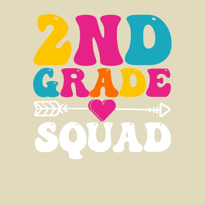2nd Grade Squad Second Teacher Student Team Back