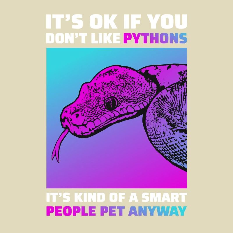 Funny Python Snakes T-Shirt Reptile Gift