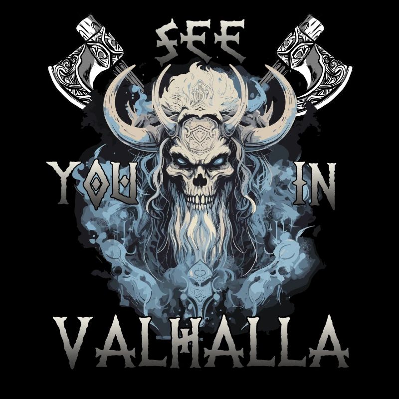 Valhalla Warrior gift for shield wall fans.