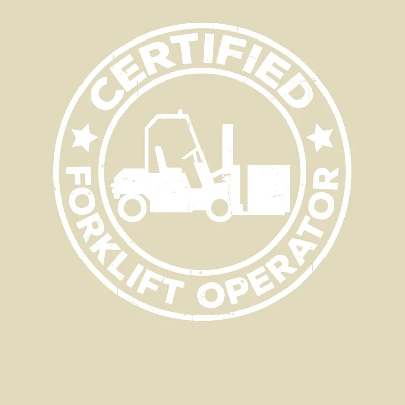 Certified Forklift Operator Forkifter Funny Forkli