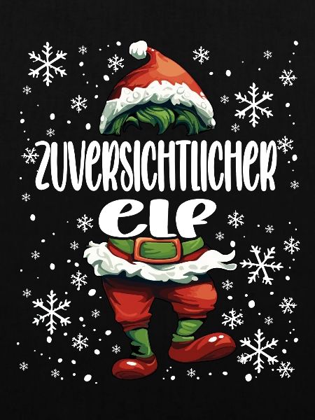 Weihnachtsoutfit Zuversichtlicher Elf