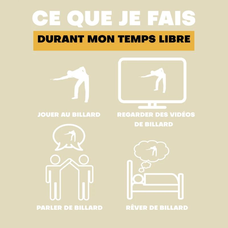 durant temps libre billard