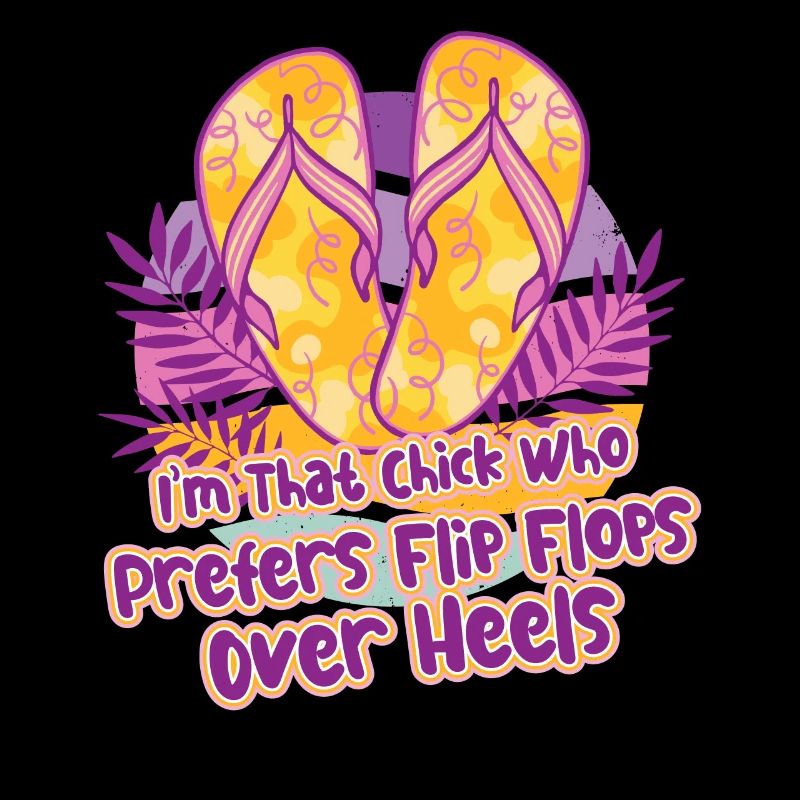 Flip Flops Beach Lover Vacation Summer Mode