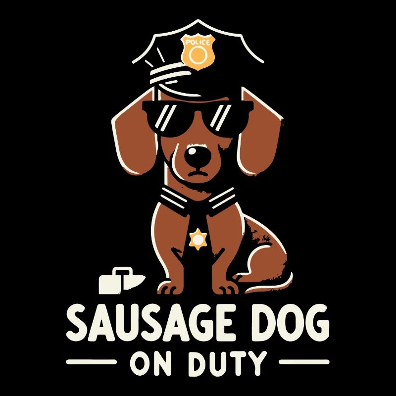 Dackel Polizeidienst Hund