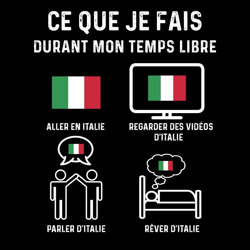 italie drapeau temps libre cadeau