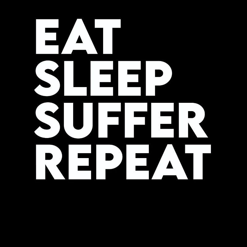 Funny Emo Gothic - Eat Sleep Suffer Repeat