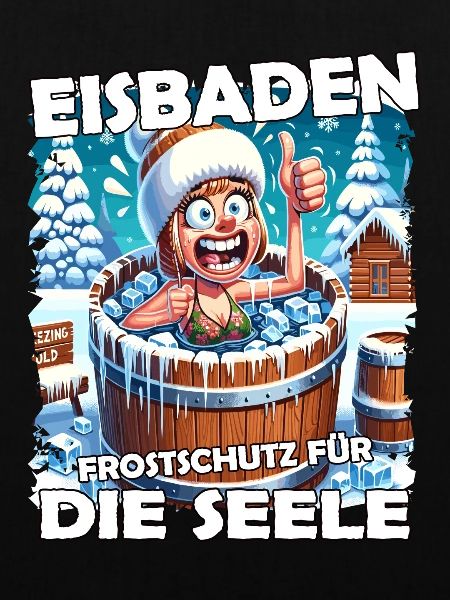 Eisbaden Winterbaden Lustig