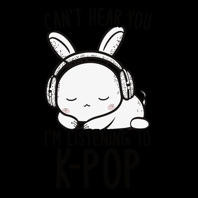 Je ne t’entends pas, j’écoute Kpop Rabbit K-pop