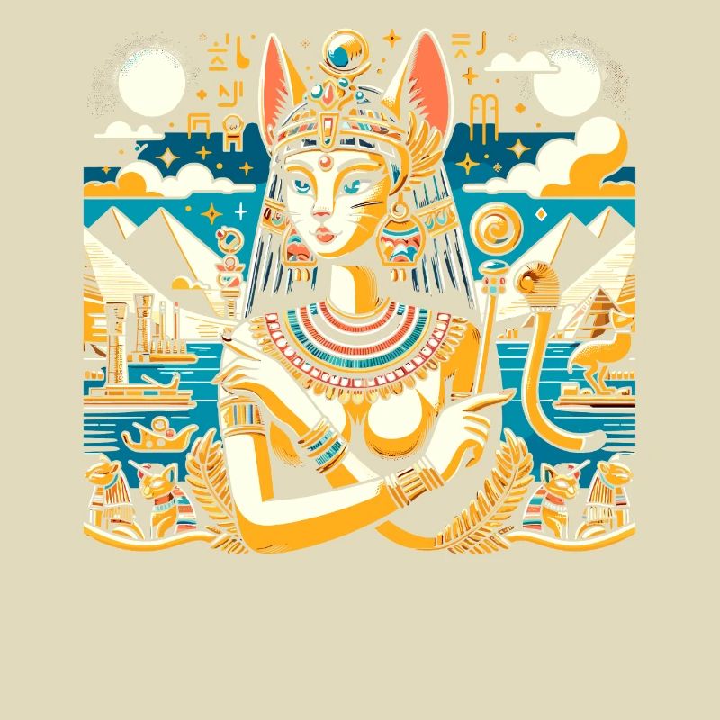 Bastet Déesse égyptienne Égypte Pyramide Égypte