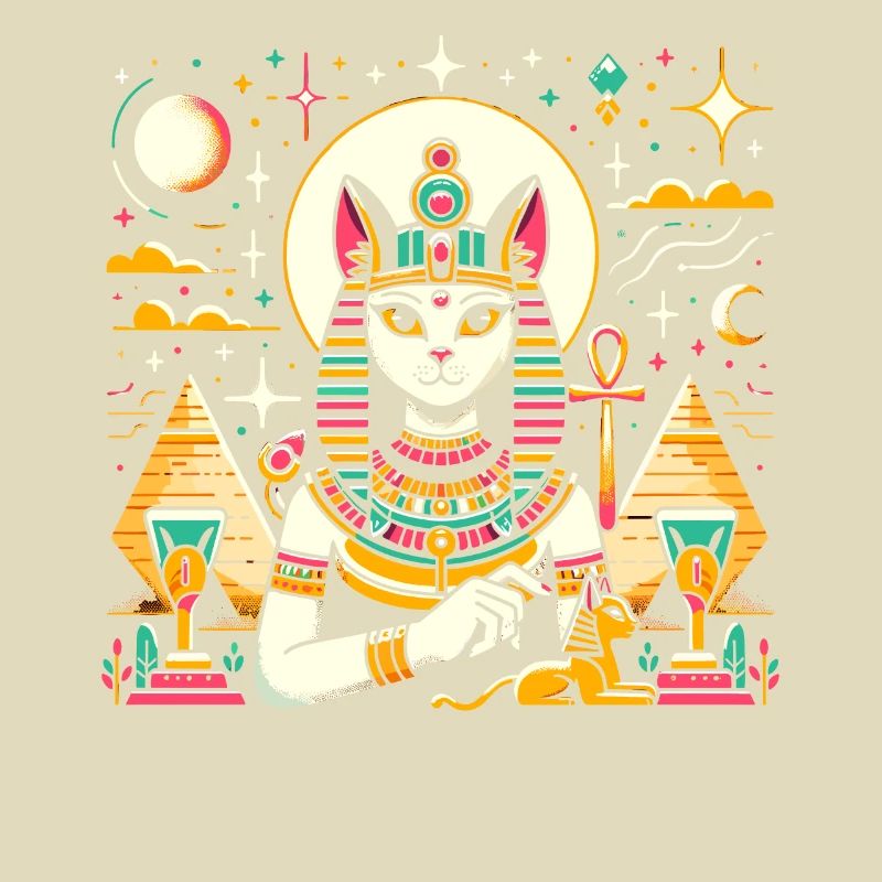 Bastet Déesse égyptienne Égypte Pyramide Égypte