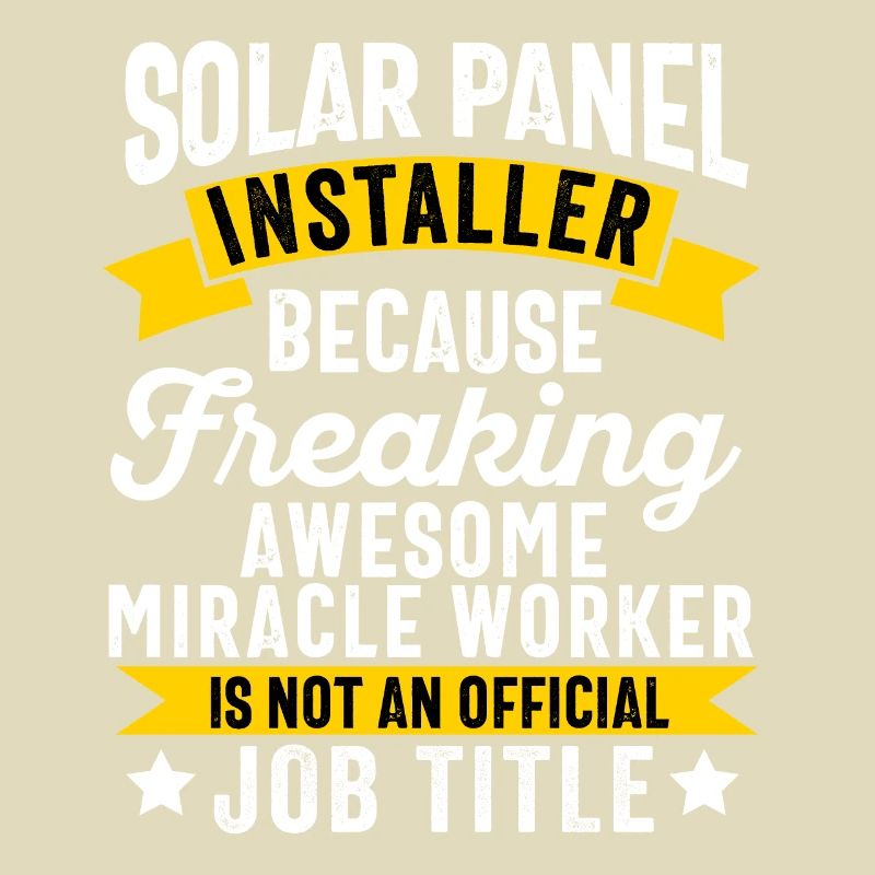 Solar Panel Installer Technician Men Renewable