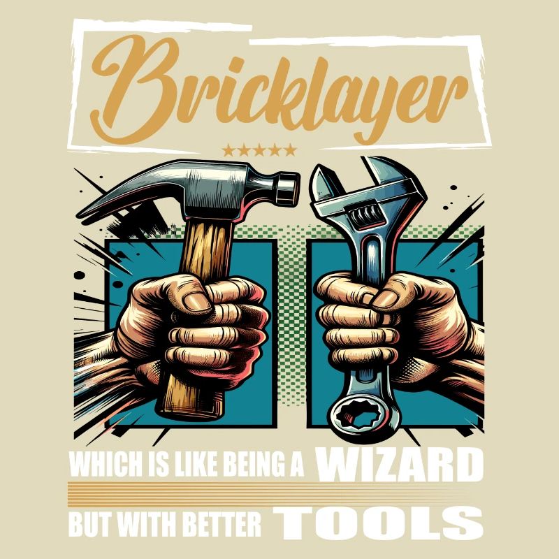Bricklayer Beruf Spruch Arbeiter