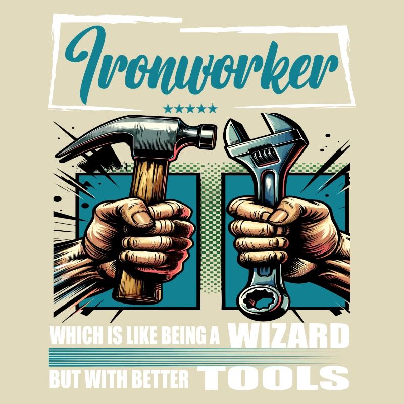 Ironworker Beruf Spruch Arbeiter