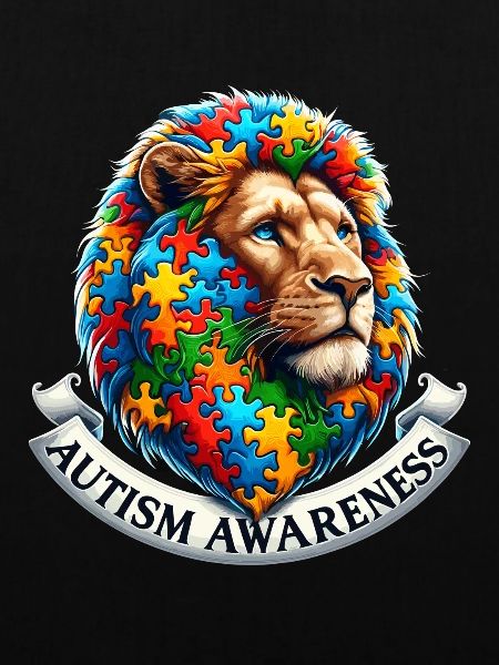 Autism Awareness puzzles piece