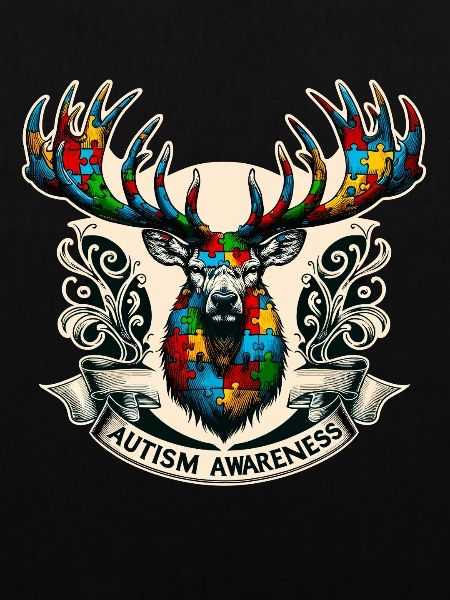 Autism Awareness puzzles piece