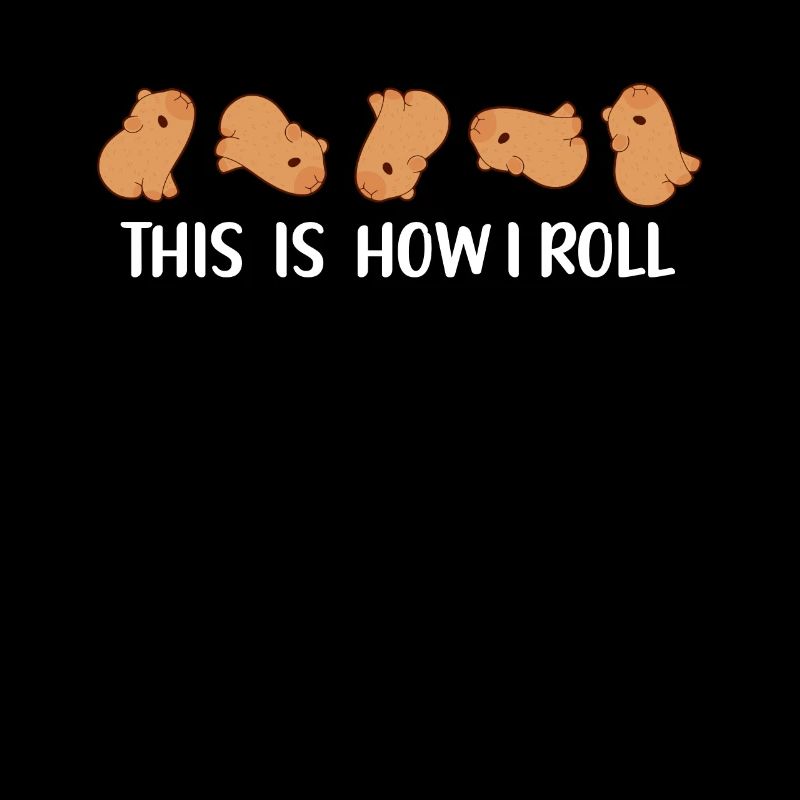 C'est comme ça que je roule un joli capybara