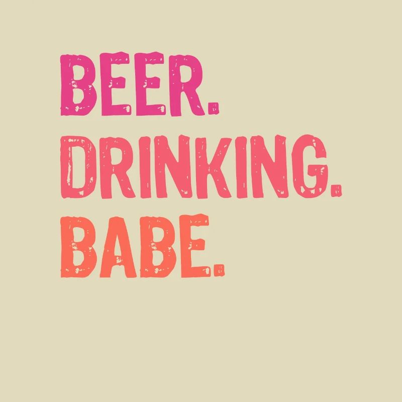 BEER DRINKING BABE Funny Bonfire Campfire