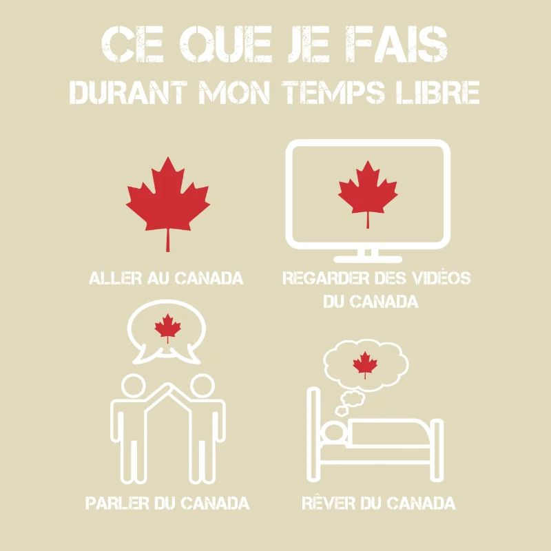 temps libre canada feuille