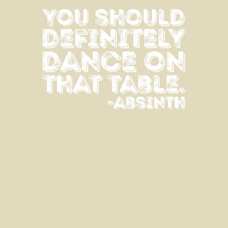 Vous devriez absolument danser sur cette table d’absinthe