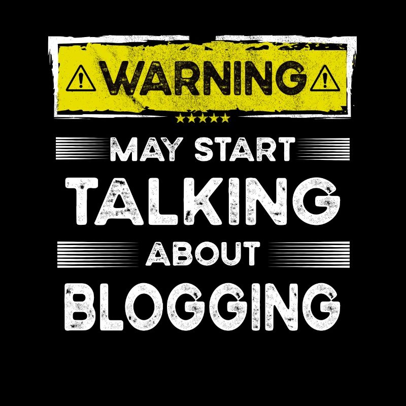 Talking about blogging funny