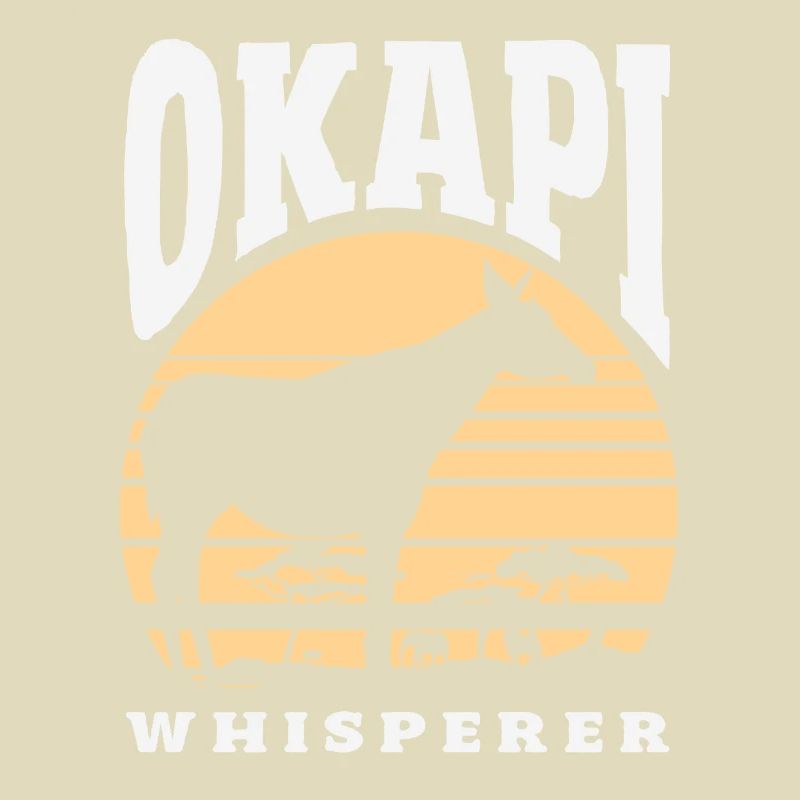 Funny zookeeper okapi lover