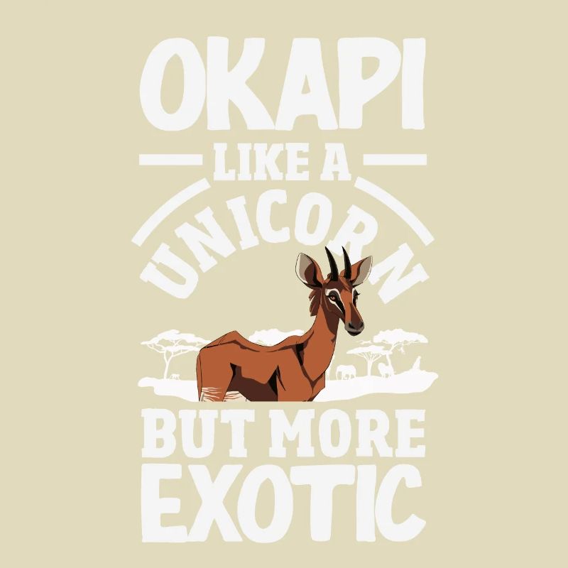 Funny zookeeper okapi lover