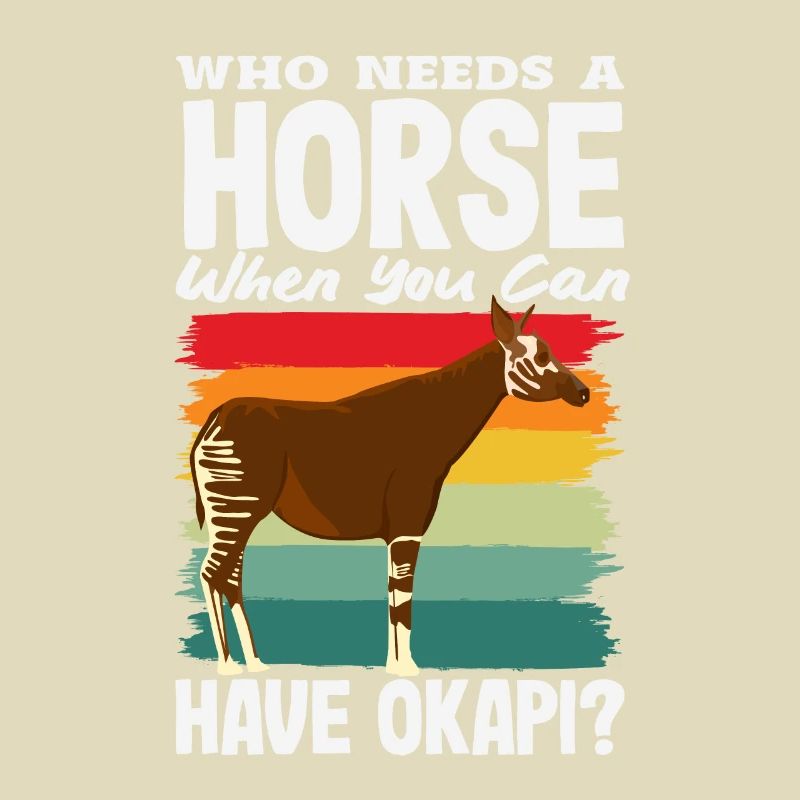 Funny zookeeper okapi lover