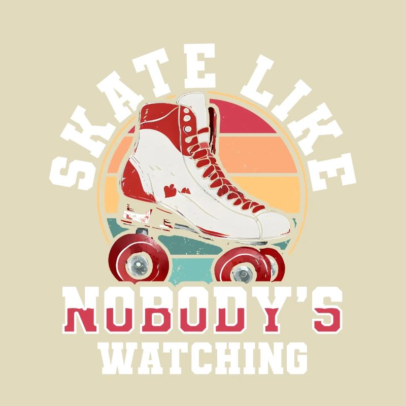 Rollerskates Funny 80er Roller Disco Skating