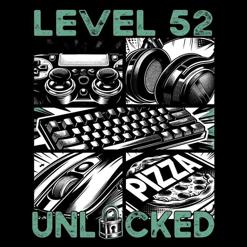 Geburtstag Level 52 freigeschaltet Gaming & Zocker