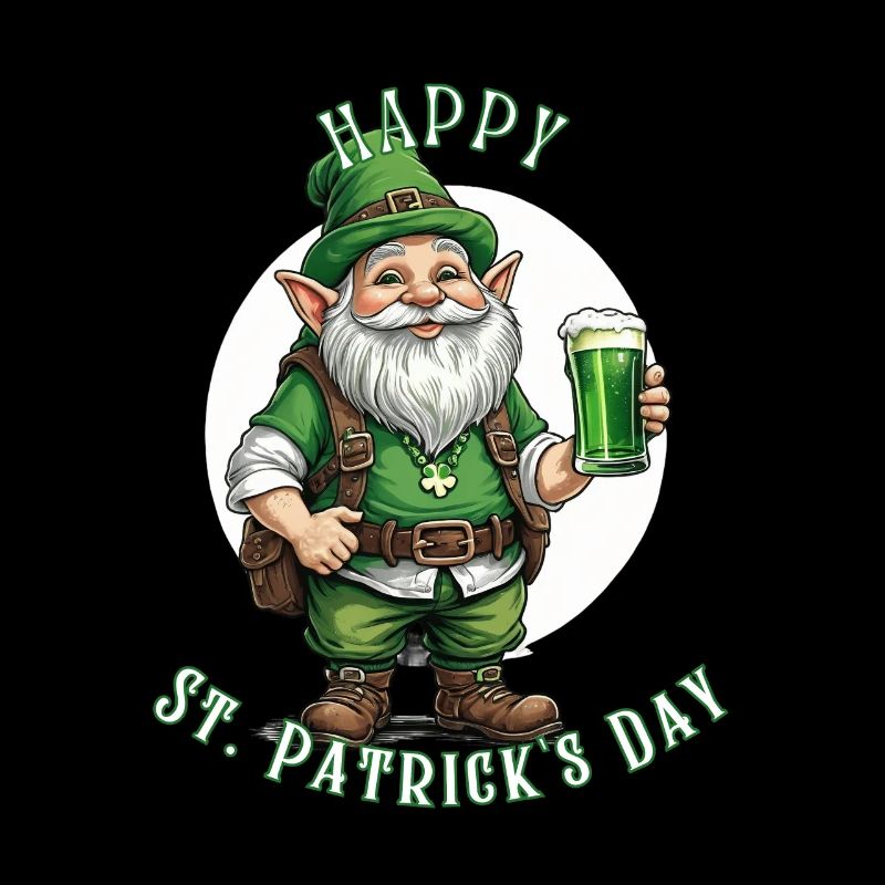 Leprechaun de la Saint-Patrick I Bière verte I