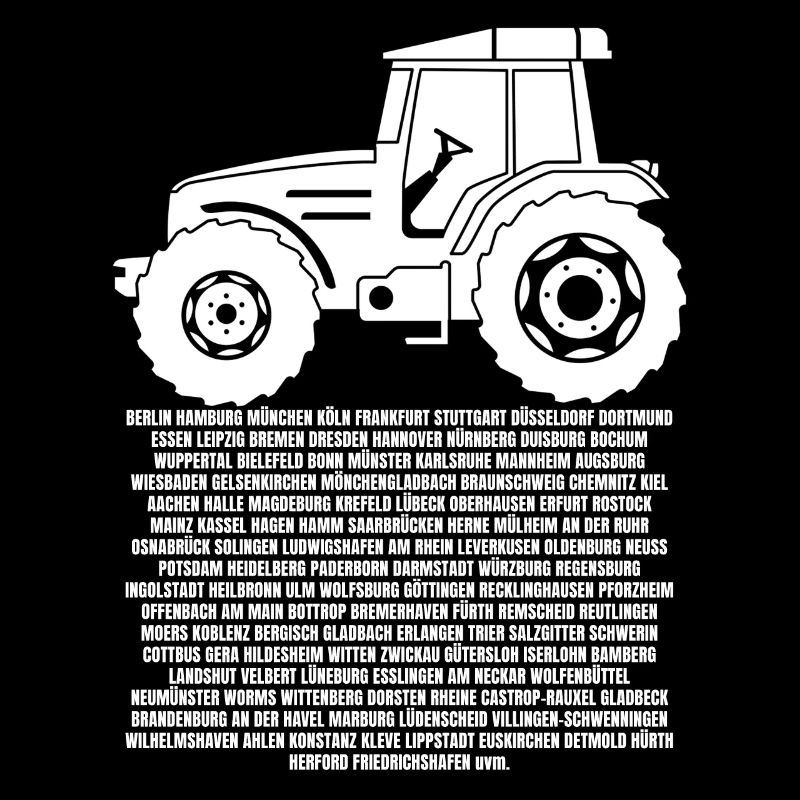 Bauernproteste Tour Traktor Landwirt Bauer Städte
