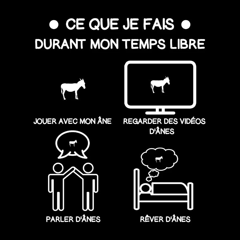 cadeau temps libre âne