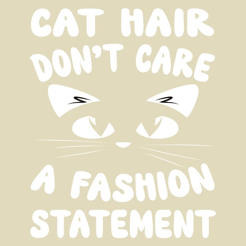 Les poils de chat ne se soucient pas d’une déclaration de mode - Katze