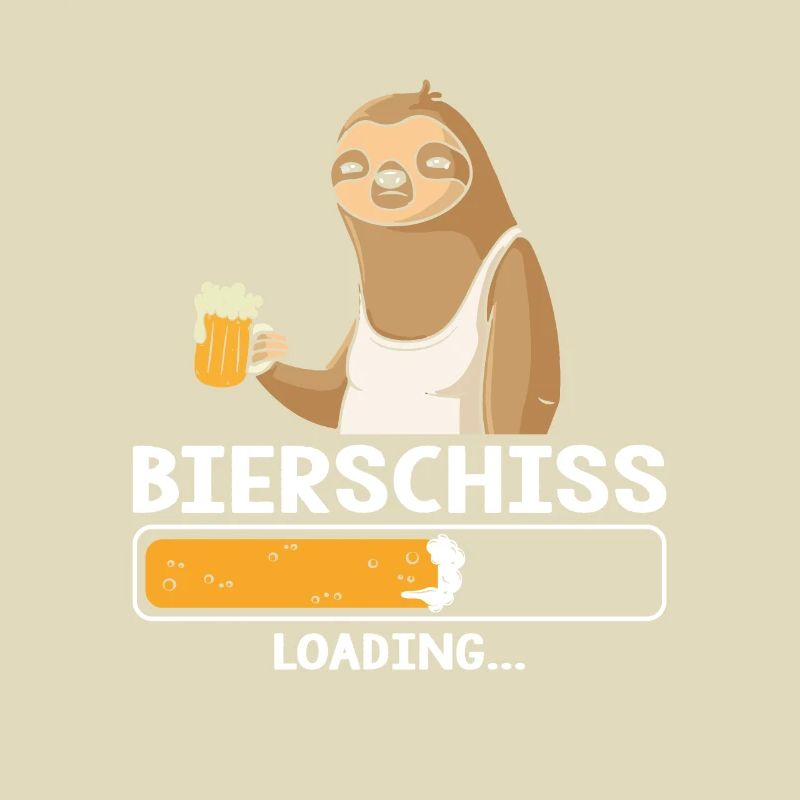 Bierschiss Loading Beer Sloth