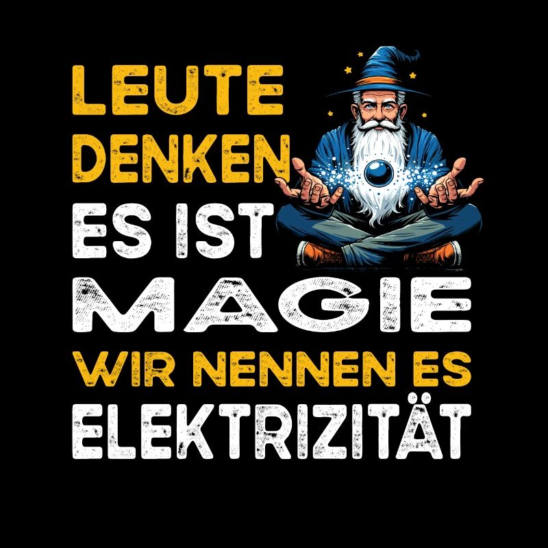 People Thinking Magic Electricity Electronics Technician