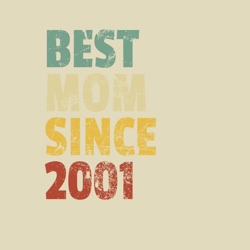 Beste Mutter seit 2001 Muttertags-Slogan-Zitat