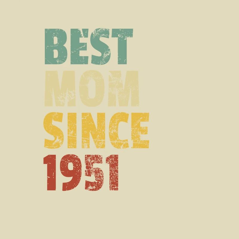 Beste Mutter seit 1951 Muttertags-Slogan-Zitat